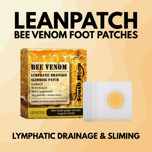 LeanPatch - Bee Venom Lymphatic Drainage & Sliming Patches ( Pack of 10 )