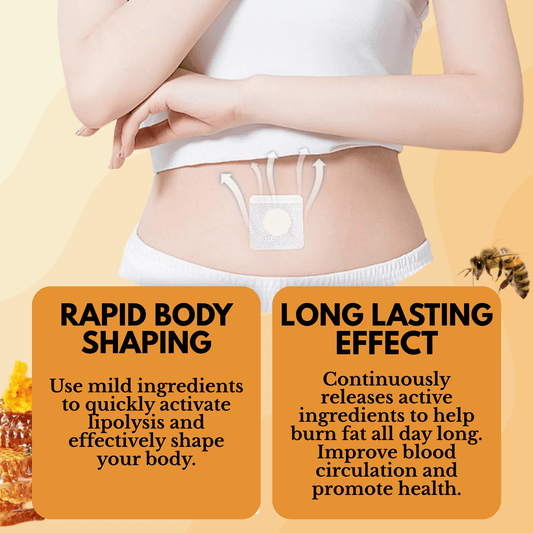 LeanPatch - Bee Venom Lymphatic Drainage & Sliming Patches ( Pack of 10 )