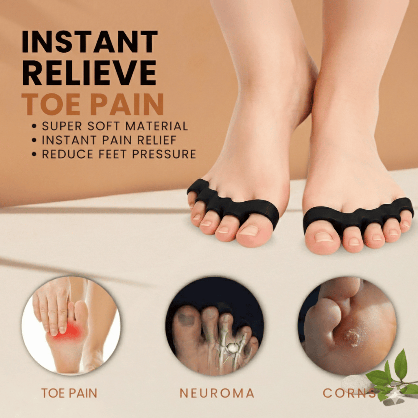 ToeMate - Toe Separator and Bunion Toe Corrector