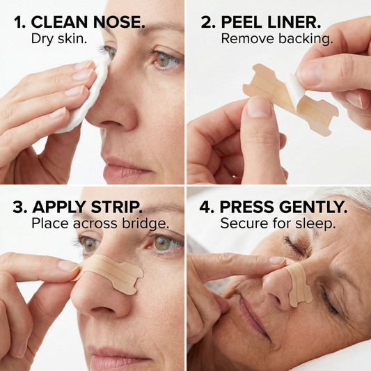 EasySleep - Sleep Promoting and Anti Snoring Nasal Strips