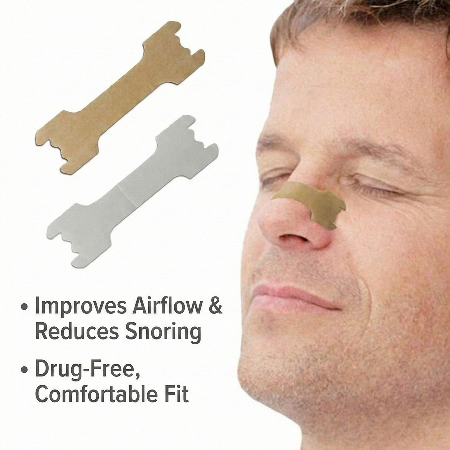 EasySleep - Sleep Promoting and Anti Snoring Nasal Strips